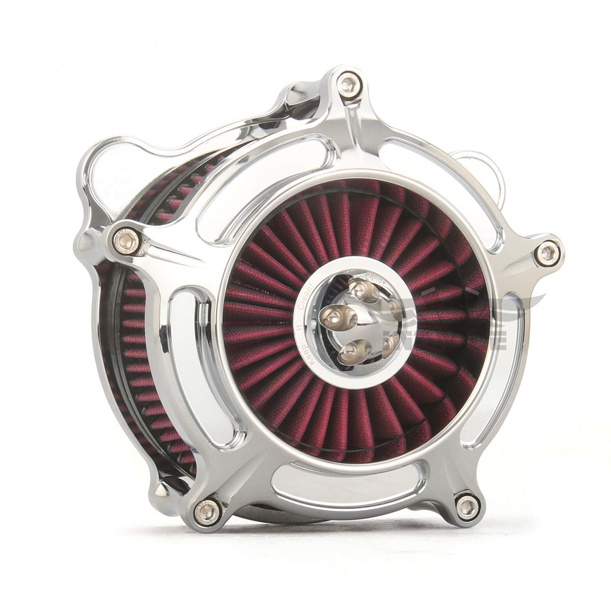 INDNICE CHROME TURBINE AIR INTAKE For Harley Softail fatboy 2018-2019,AIR CLEANER FOR Touring FLTRX FLHR FLHX FLHTCU 2017-2019