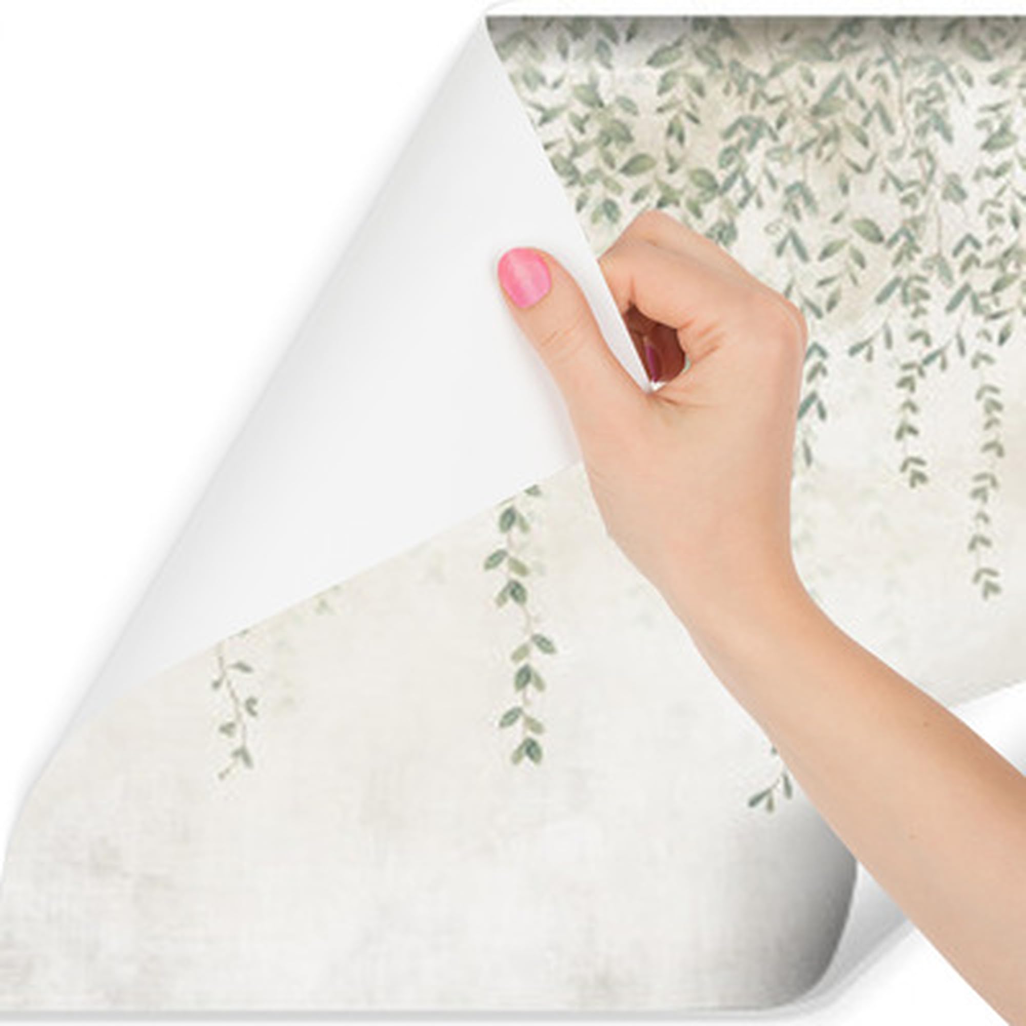 Muralo Carta da Parati 3D, Foglie - 312x219 cm | Rivestimento murale decorativo disponibile in tessuto non tessuto o autoadesivo, stampa nitida, posa facile, arredo moderno