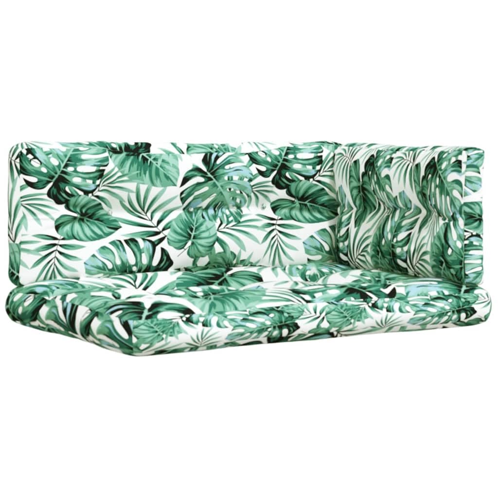 Coussins de palette jardin lot de 5 assises dossiers polyester pour europalette