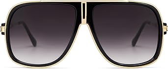 Retro Aviator Sunglasses for Women Men Oversized 70s 90s Square Womens Mens Sunnies AP3683