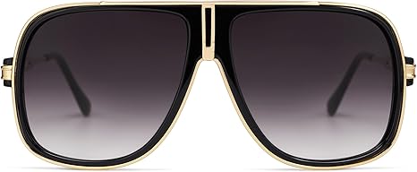 Retro Aviator Sunglasses for Women Men Oversized 70s 90s Square Womens Mens Sunnies AP3683