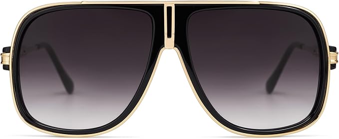 Retro Aviator Sunglasses for Women Men Oversized 70s 90s Square Womens Mens Sunnies AP3683