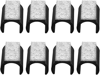 8pcs U-Shaped Felt Furniture Leg Protectors, Noiseless Chair Feet Caps, Rectangle Chair Leg Floor Pads for Hardwood, Non-Slip Furniture Floor Protectors