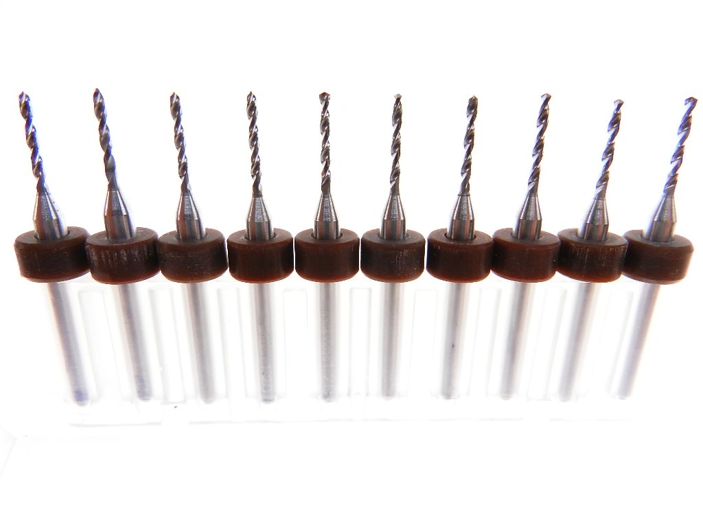 Daewon Industries 1.2mm Tungsten Micro Drill Bits Japanese made for CNC PCB Installation.
