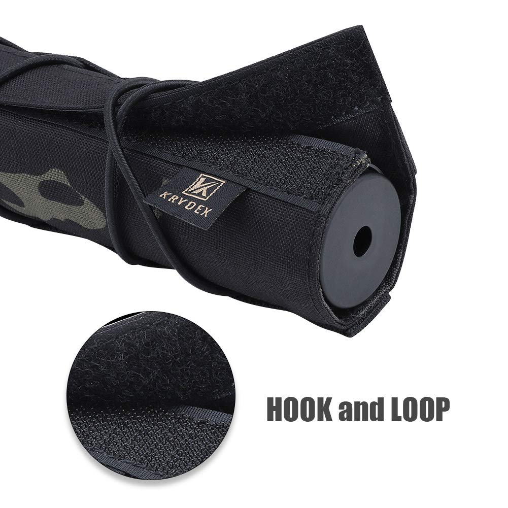 KRYDEX Airsoft Tactical Silencer Cover Suppressor Cover 18CM-7 inch (MK) - Image 2