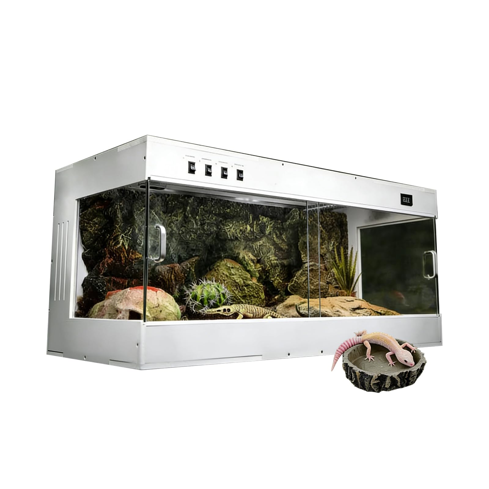 Amazon | AIYOI 爬虫類 ケージ レオパ ケージ 80cm【独立線路·安全無毒 Amazon | AIYOI 爬虫類 ケージ レオパ ケージ 80cm【独立線路·安全無毒