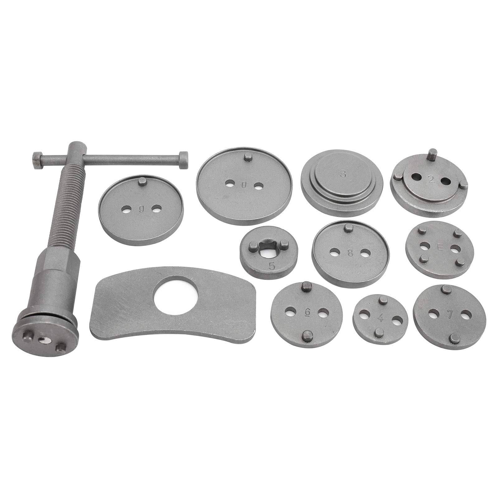 BOOMSTART Jeu de 12 pièces de remise en position de pistons de frein universel, kit d'outil de remise en position de frein universel