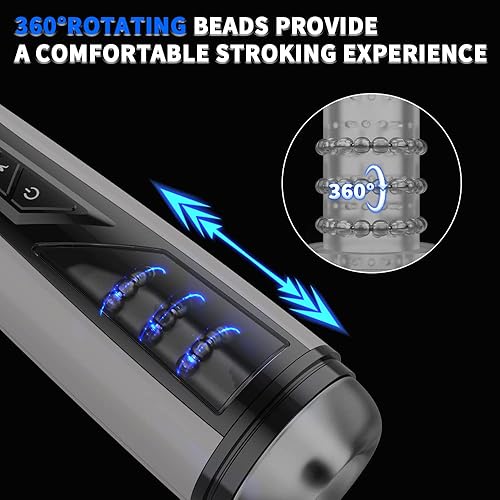 Miniatura 2 de Masturbadores automáticos masculinos con cuentas de masaje de empuje, juguetes sexuales para adultos para el sexo de los hombres, Tanshunly manos