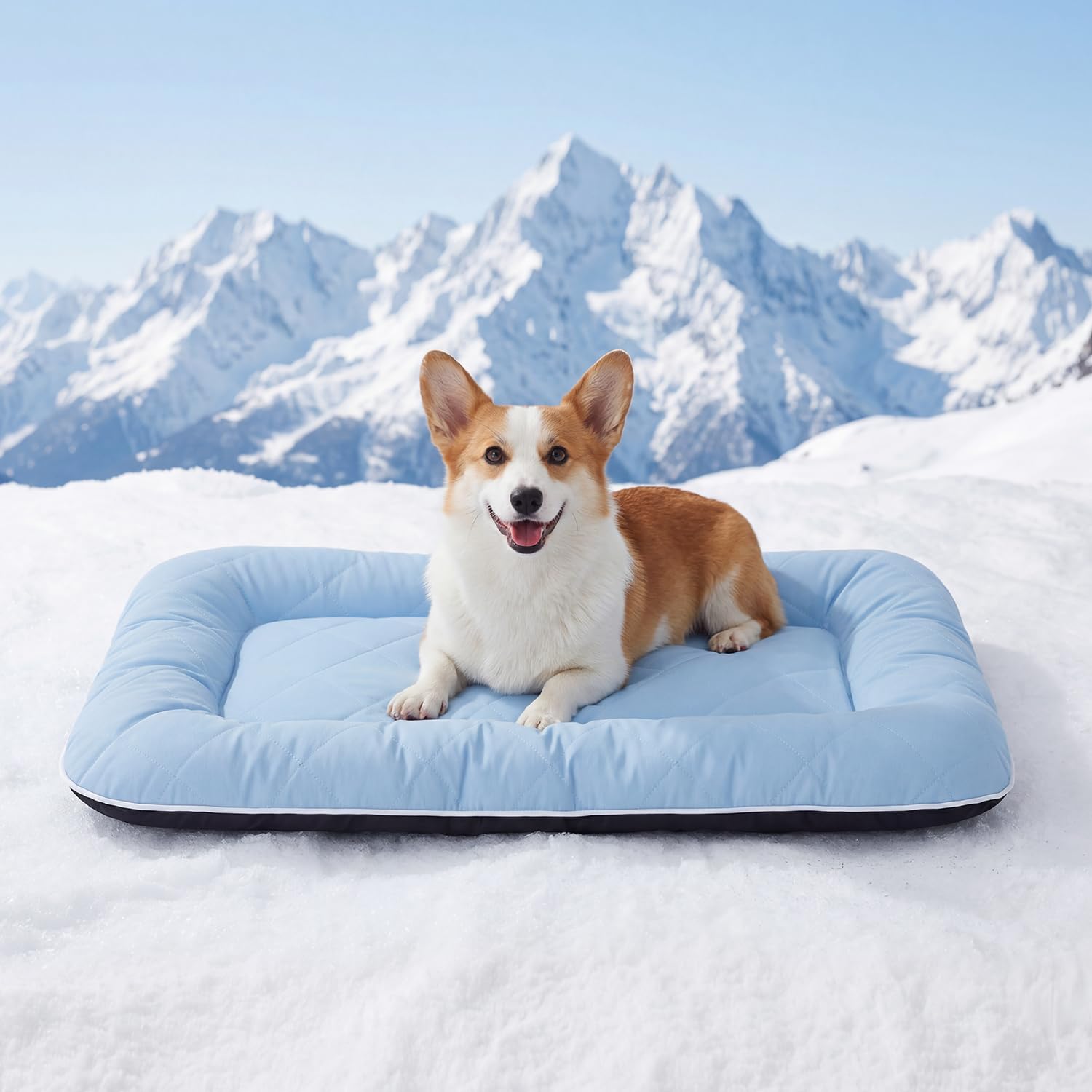 Amazon.com : ZOMISA Cooling Dog Bed Q-MAX >0.5, Cooling Crate Mat