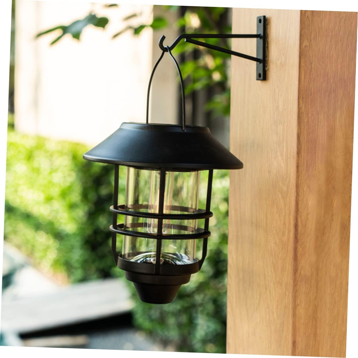 Solar Outdoor Hanging Lantern Wall Light Solar Wall Light for Garden Porch Decor Retro Style for Outdoor Activities