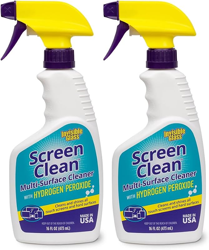 92013-2PK 16-Ounce Screen Clean Multi-Surface Cleaner Perfect for Touch Screens, Smart Phones, Tablets, Laptops, Glass, and Electronics, Pack of 2