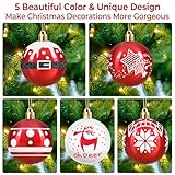 Zoom IMG-1 palline di natale rosso e