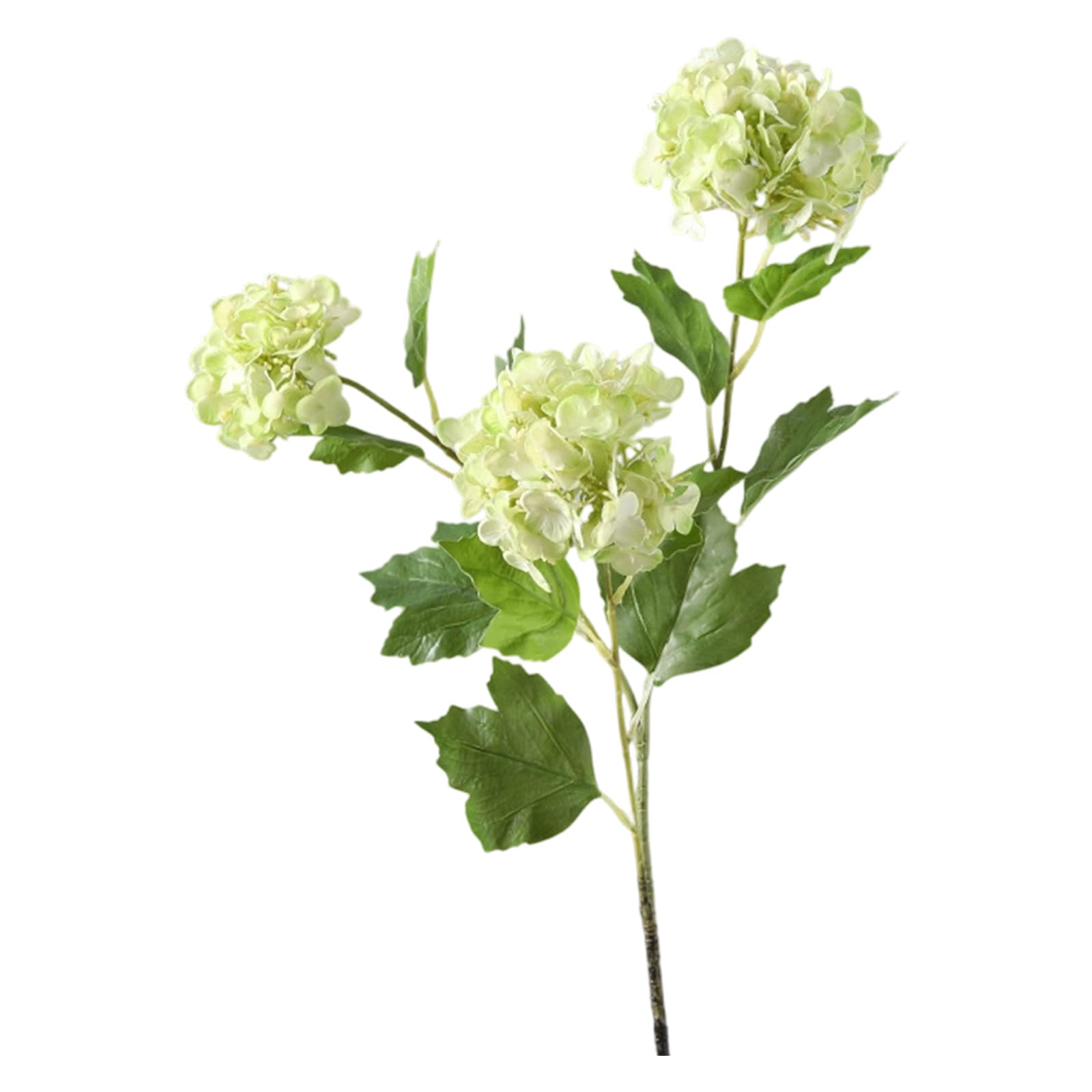KAHDGSS Hydrangea Flower Stems Decorative Florals with Green Leaves for Wedding Centerpieces and Home Vases Flower Stems