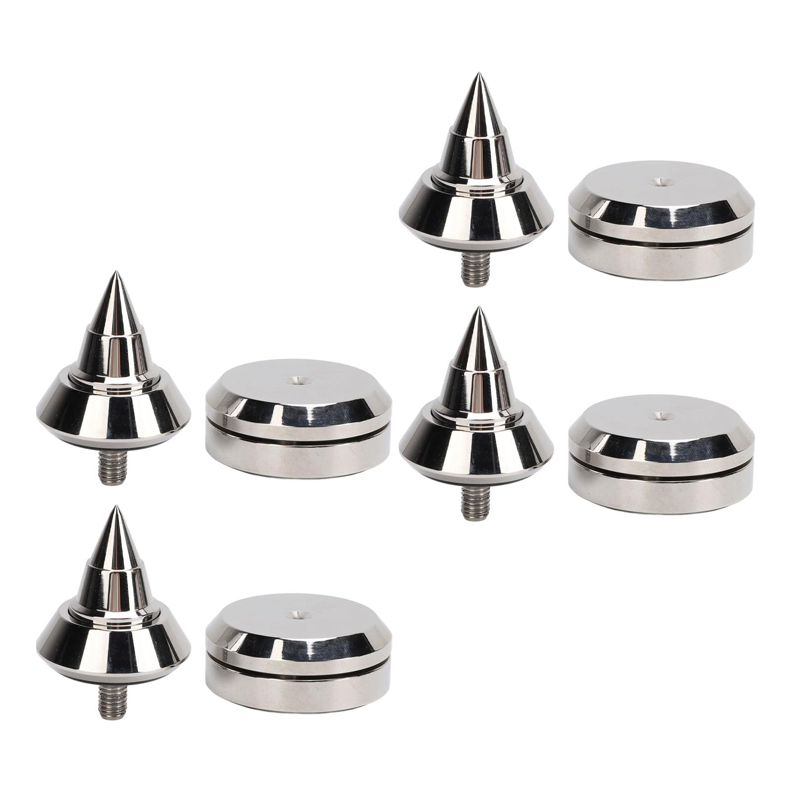 4 stopki amortyzujące ze stopu aluminium M8 z regulacją wysokości do wzmacniacza odtwarzacza CD DVD do sprzętu audio