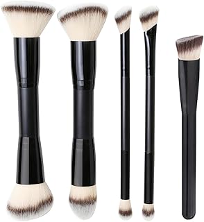 Pro 5 brochas de maquillaje de doble cabeza, ...