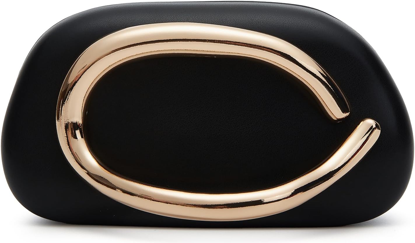 Jusavie Evening Clutch Purses Women PU Leather Evening Handbags Crossbody Clutch Purse Trendy Decoration Shoulder Bag Wedding