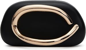 Jusavie Evening Clutch Purses Women PU Leather Evening Handbags Crossbody Clutch Purse Trendy Decoration Shoulder Bag Wedding