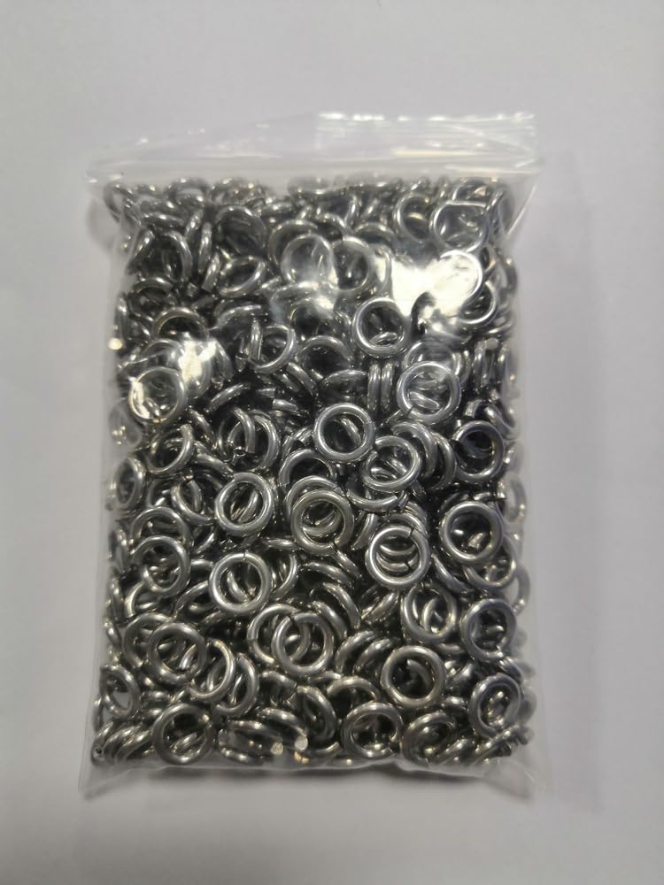 500-1000 sztuk 10 x 2 mm otwarte pierścienie zginane ze stali nierdzewnej z oczkami i dzielonymi pierścieniami, łączniki do biżuterii, akcesoriów, produkcji, DIY, Finding Supply-10 x 1,5 mm, 2000