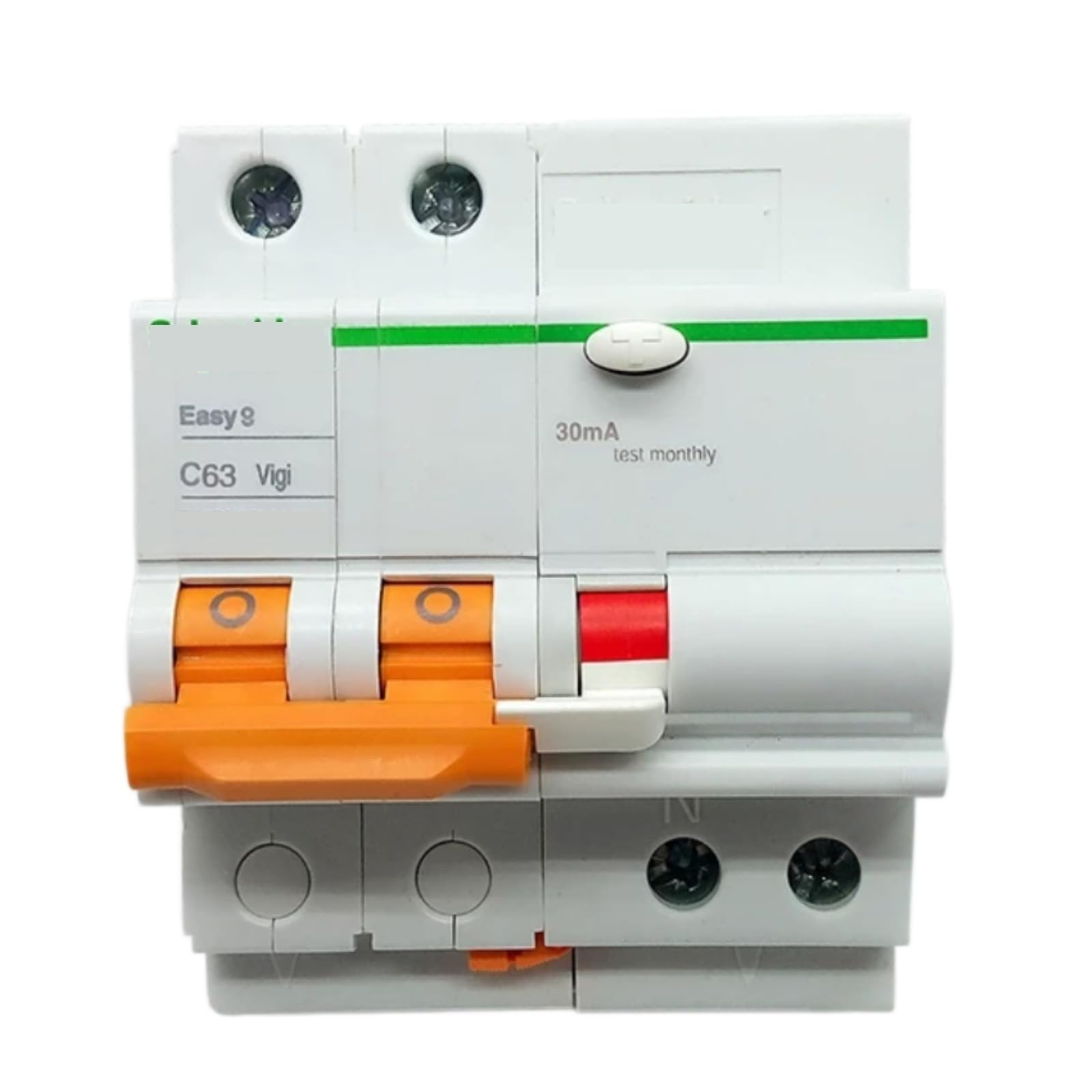 HKEJSJWA Circuit Breaker EA9RN2C6330CA, 2P C63A 30mA Leakage Circuit Breaker Switch
