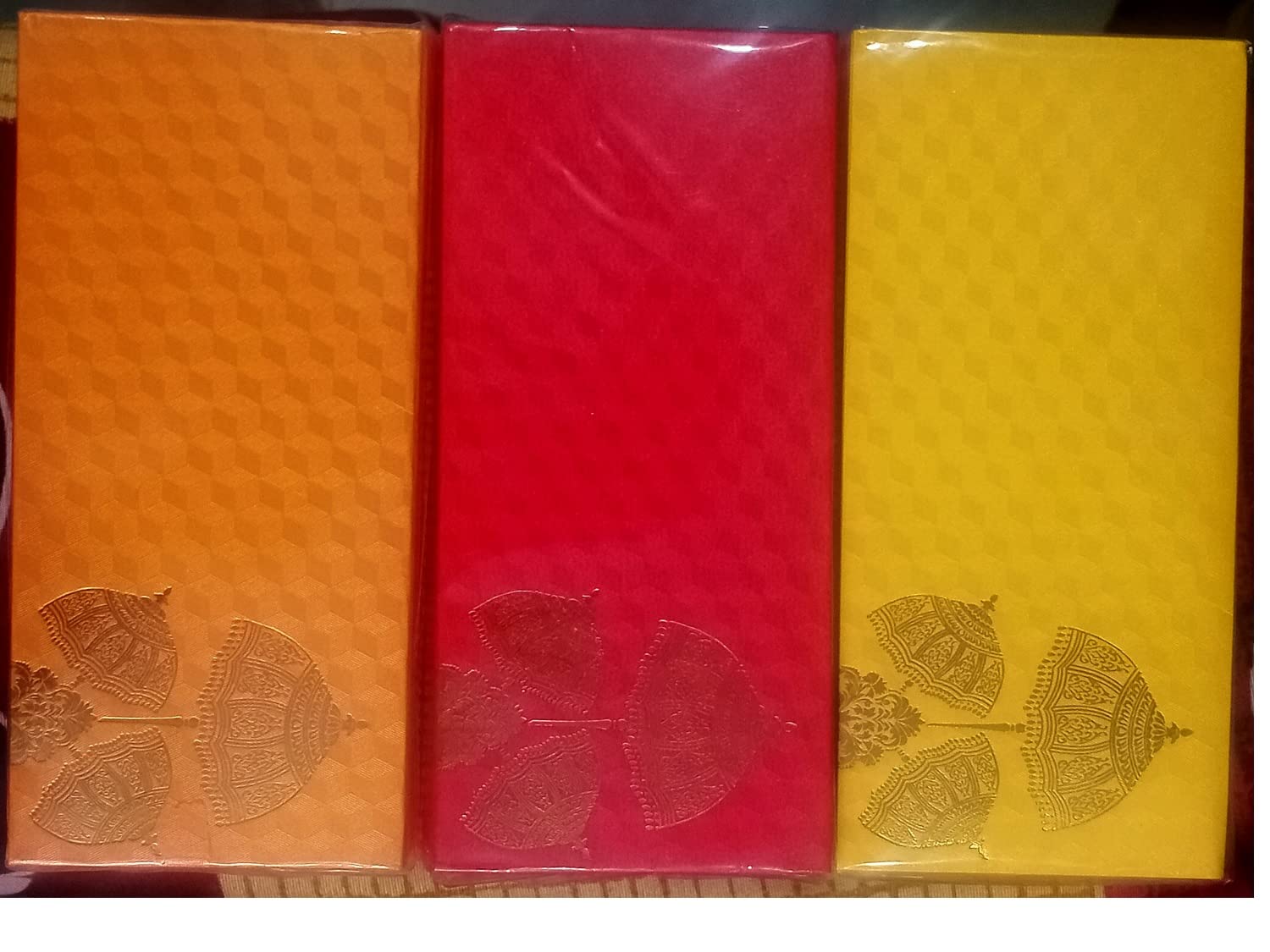Peeplvalue Umbrella Designer 500 Pcs Multicolored handmade Money Envelope, Shagun Envelop for Wedding, Engagement,birthday or any other occasions