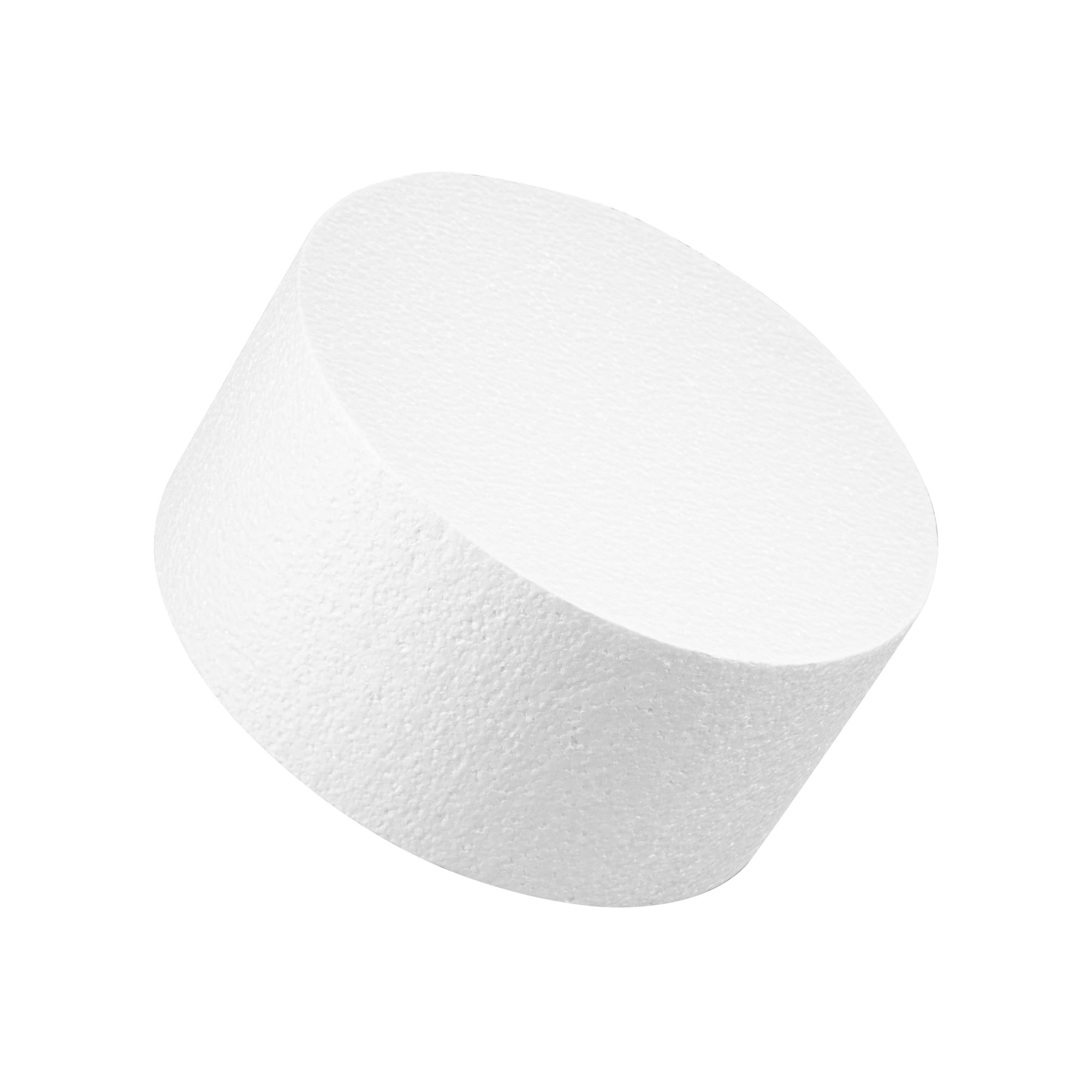 Restaurantware Pastry Tek - Chupete redondo de espuma para tartas de 8 x 4 pulgadas, 54 unidades, reutilizable, ligero, duradero, herramienta de espuma reutilizable de polietileno resistente a la
