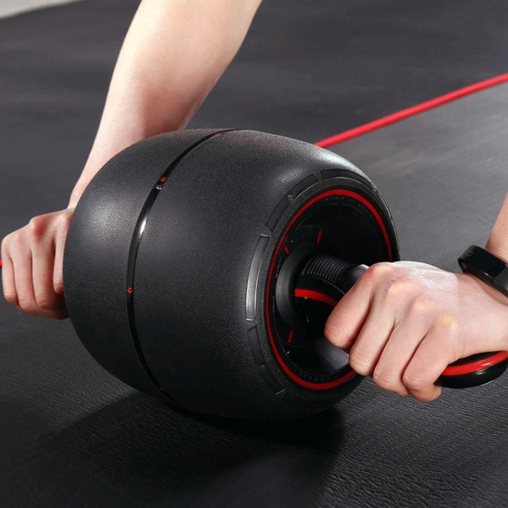 Automatic Rebound and Multiple Angles Core Workouts， Wheel for Abdominal Exercise Fitness Crunch Workout Equipment for Home Workouts