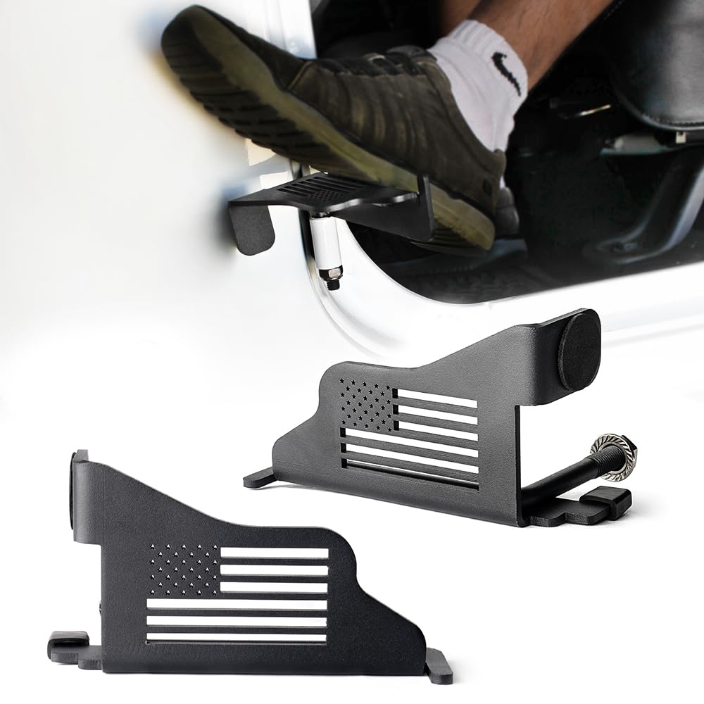 Xprite US Flag Foot Pegs Doors Off Compatible - pedals and pedal accessories | Mubboo