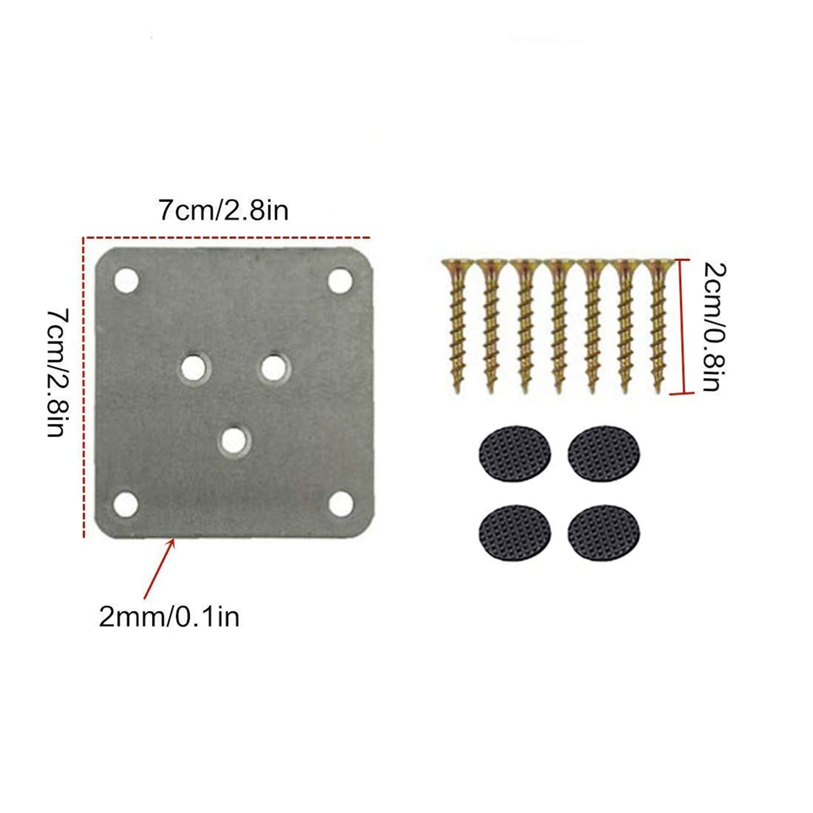 Tapones para patas de silla, 20 protectores de suelo antideslizantes para mesas de comedor y sillas, almohadillas de fieltro para proteger muebles y suelos de arañazos y daños