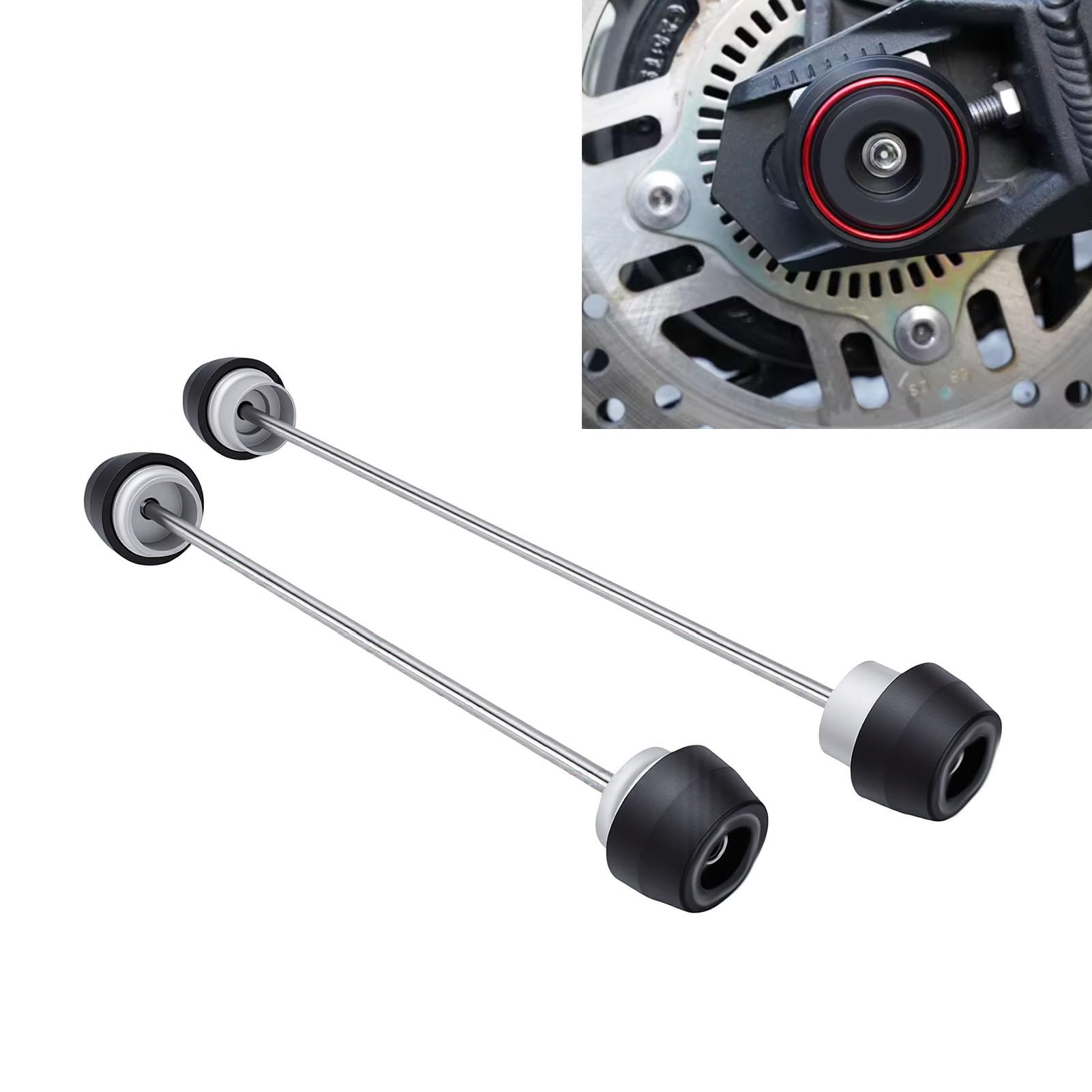 Acouto Deslizadores de Eje de Motocicleta para RS660 2021,2023