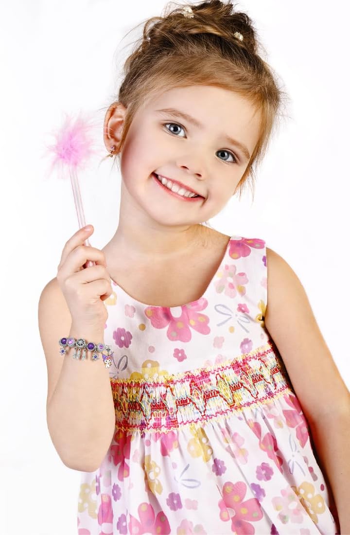 Kawaii Anime Bracelets and Necklace Set with Jewelry Box Adjustable Stainless Steel Bracelets Necklace Accessories Cute Stuff Bangle Gifts for Women - Image 7