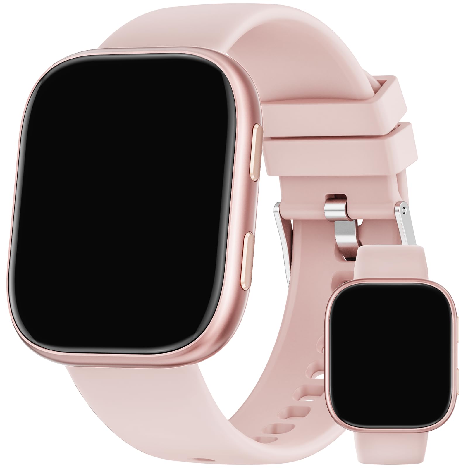 Reloj Inteligente Mujer con 7 Correas,|Regalos para Mujer|, 1.83" Smartwatch con Bluetooth Llamada, 100+ Modos Deportivos, Monitor Pulsometro/SpO2/Sueño, Relojes Inteligentes para Android iOS