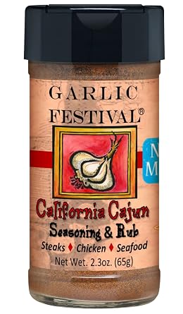 Garlic Festival Foods California Cajun Garlic Seasoning 2.3 oz.