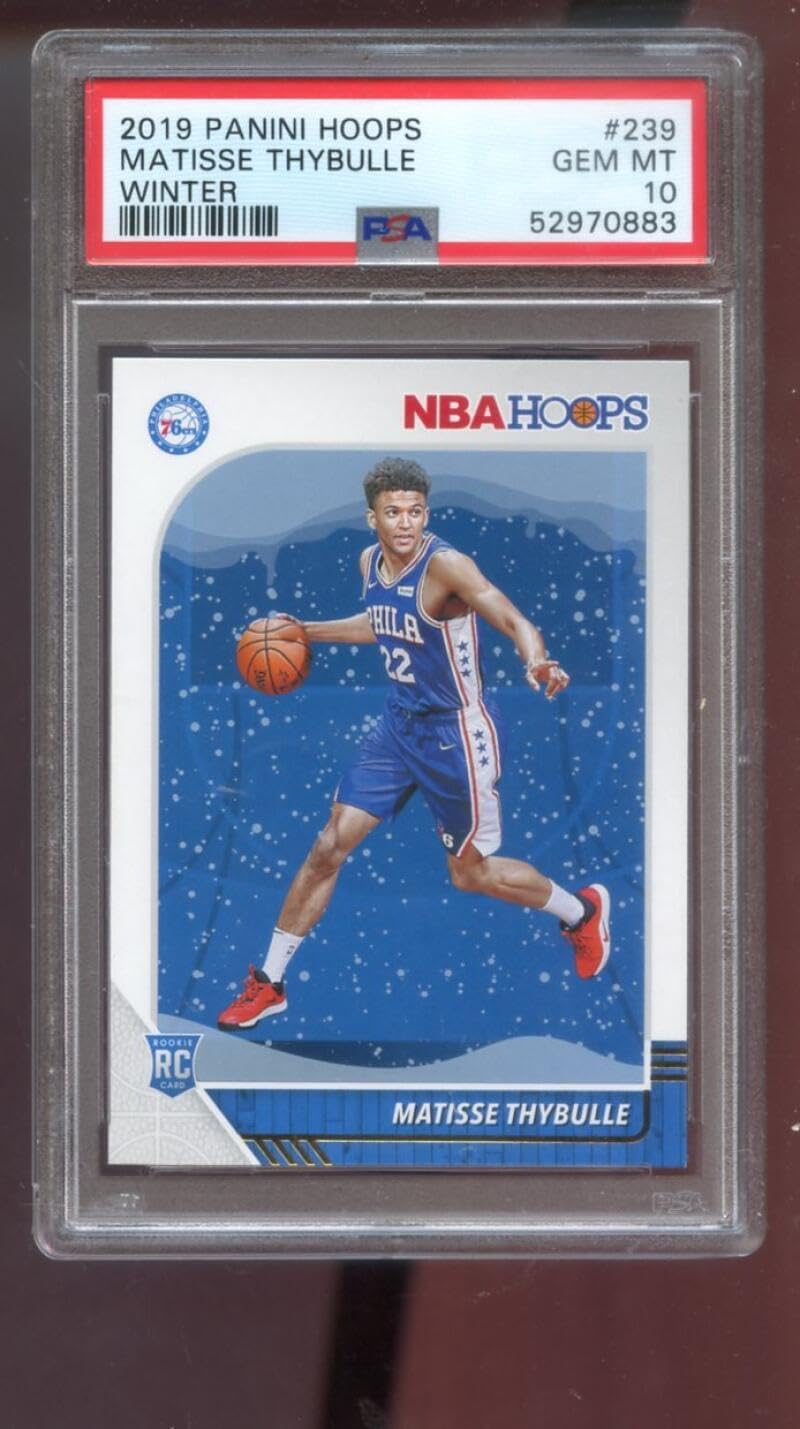 2019-00 Panini Hoops WINTER #239 Matisse Thybulle ROOKIE RC PSA 10 Graded Basketball Card NBA 19-00 2019-2000