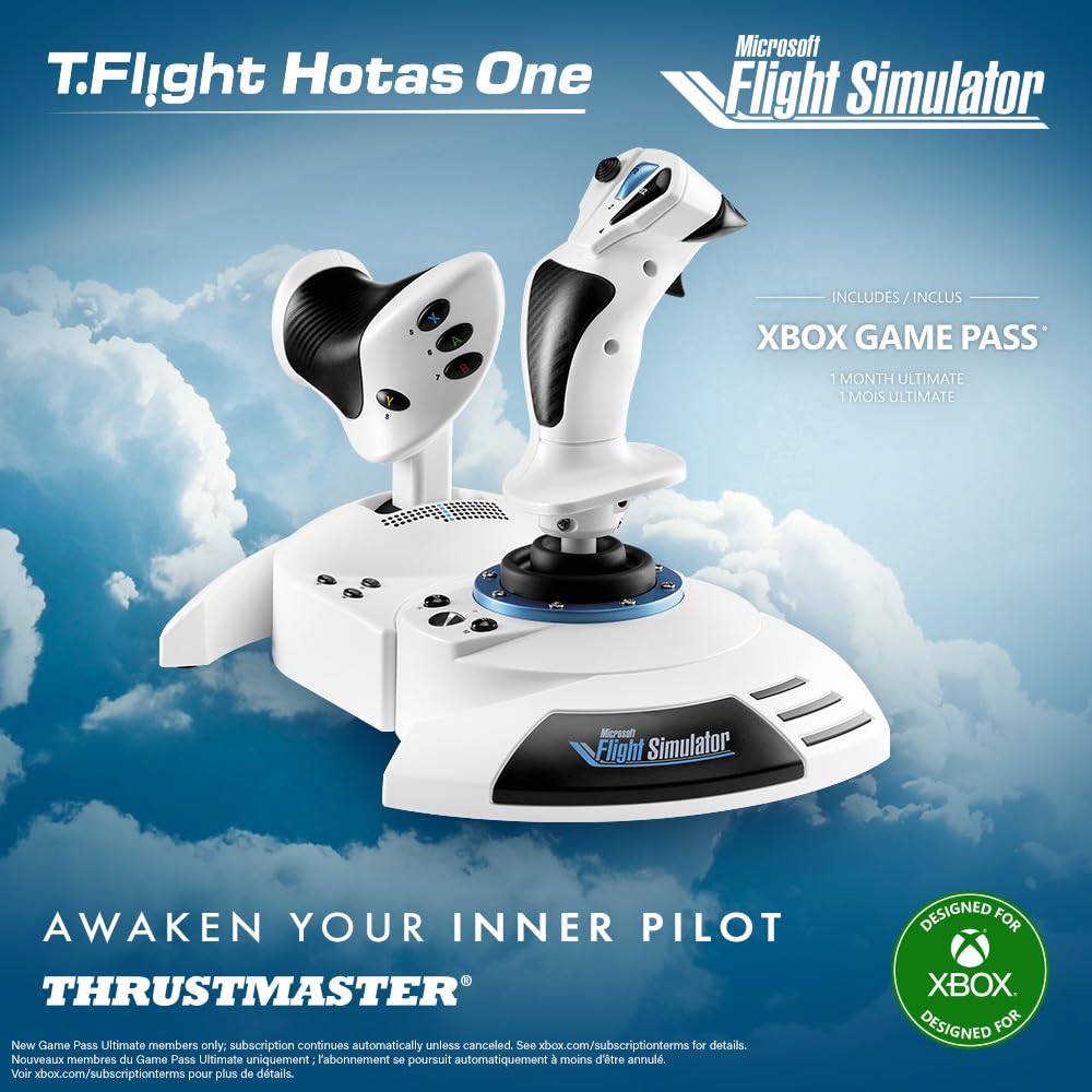 Thrustmaster T.Flight Hotas One Microsoft Flight Simulator Edition – licencja oficjalna Xbox Series X|S PC