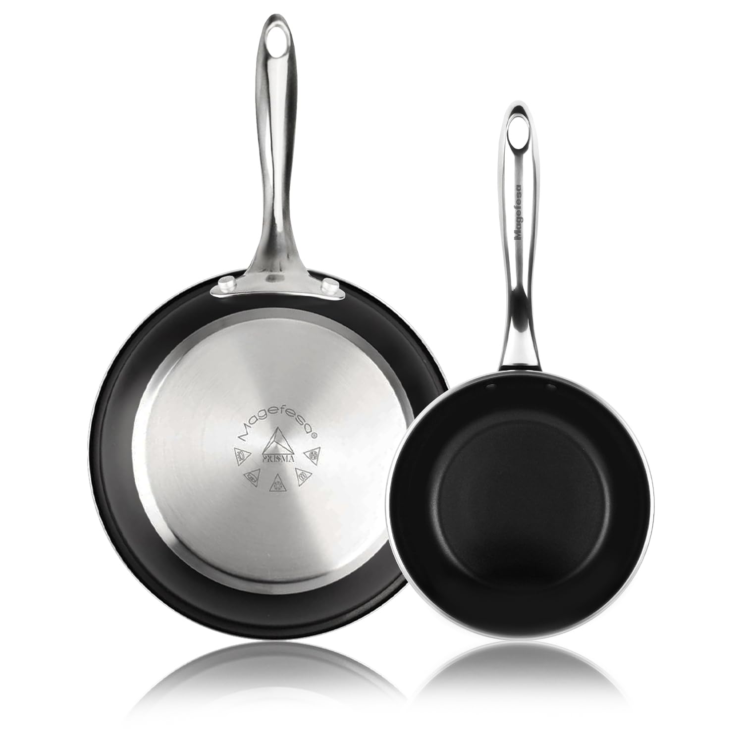 Amazon.com: Magefesa Prisma Frying Pan Set, 7.9