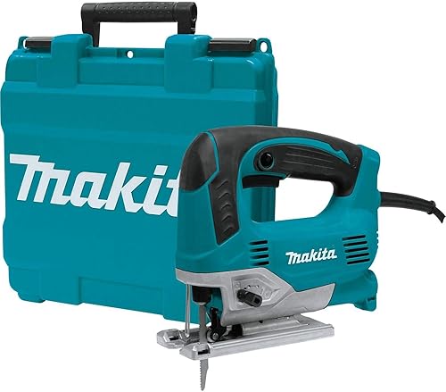 Makita JV0600K Sierra de calar con mango superior, con estuche de herramientas