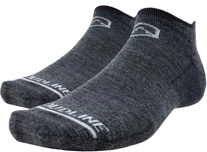 CloudLine Merino Wool Running Socks for Men and Women - Ultralight, Anti-Blister, Moisture Wicking Socks, Made in USA 1 Pair