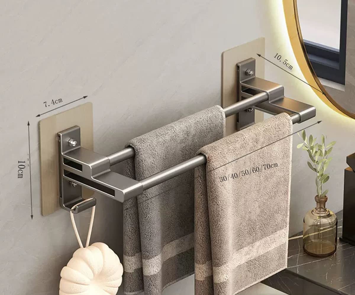 Toallero Toallero De Acero Inoxidable 304 O Montado En La Pared, Soportes De Baño Varilla para Baños Cocina Paños para Platos Perchero Estante Acero Inoxidable 304 (Color: B, Tamaño: 40 Cm)