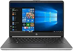 Computador de laptop HP Pavilion 14" FHD, processador Intel Pentium N5000, 4 GB DDR4 RAM, 64 GB eMMC SSD, Webcam HD, áudio HD, HDMI, Intel UHD Graphics, Windows 10 S, prata