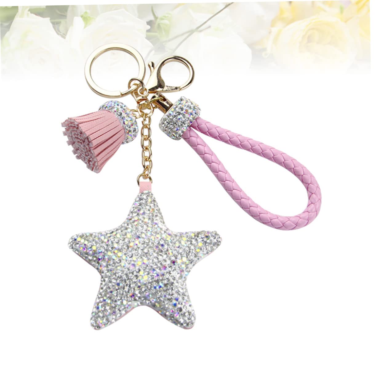 SHERCHPRY 2 colgantes de borla para bolso Miss