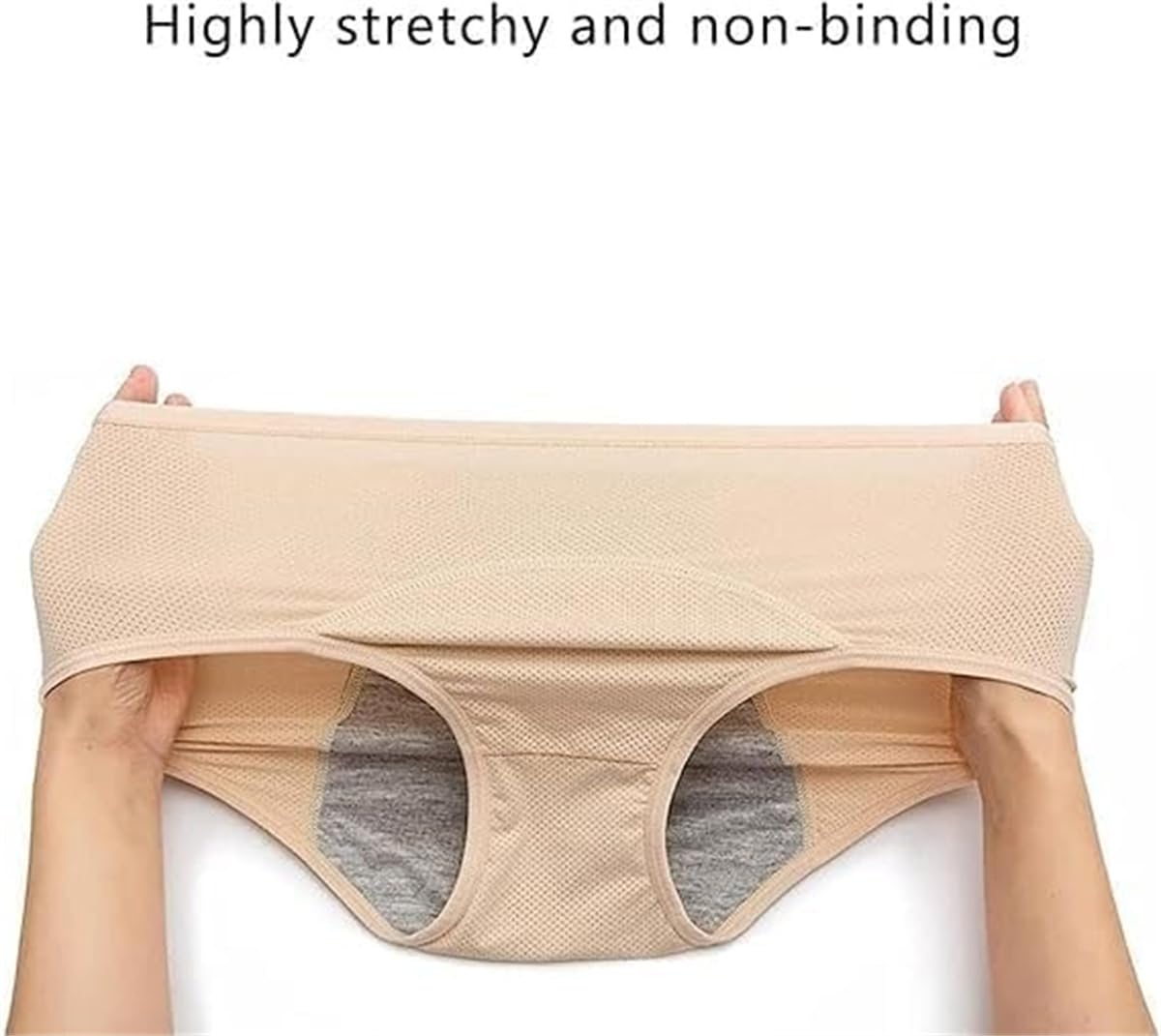 VZXATYOP Ropa Interior con Soporte para Suelo pélvico a Prueba Fugas para Mujeres Mayores 60 años Braguitas absorbentes para Control vejiga Ropa Interior Femenina de Cintura Alta