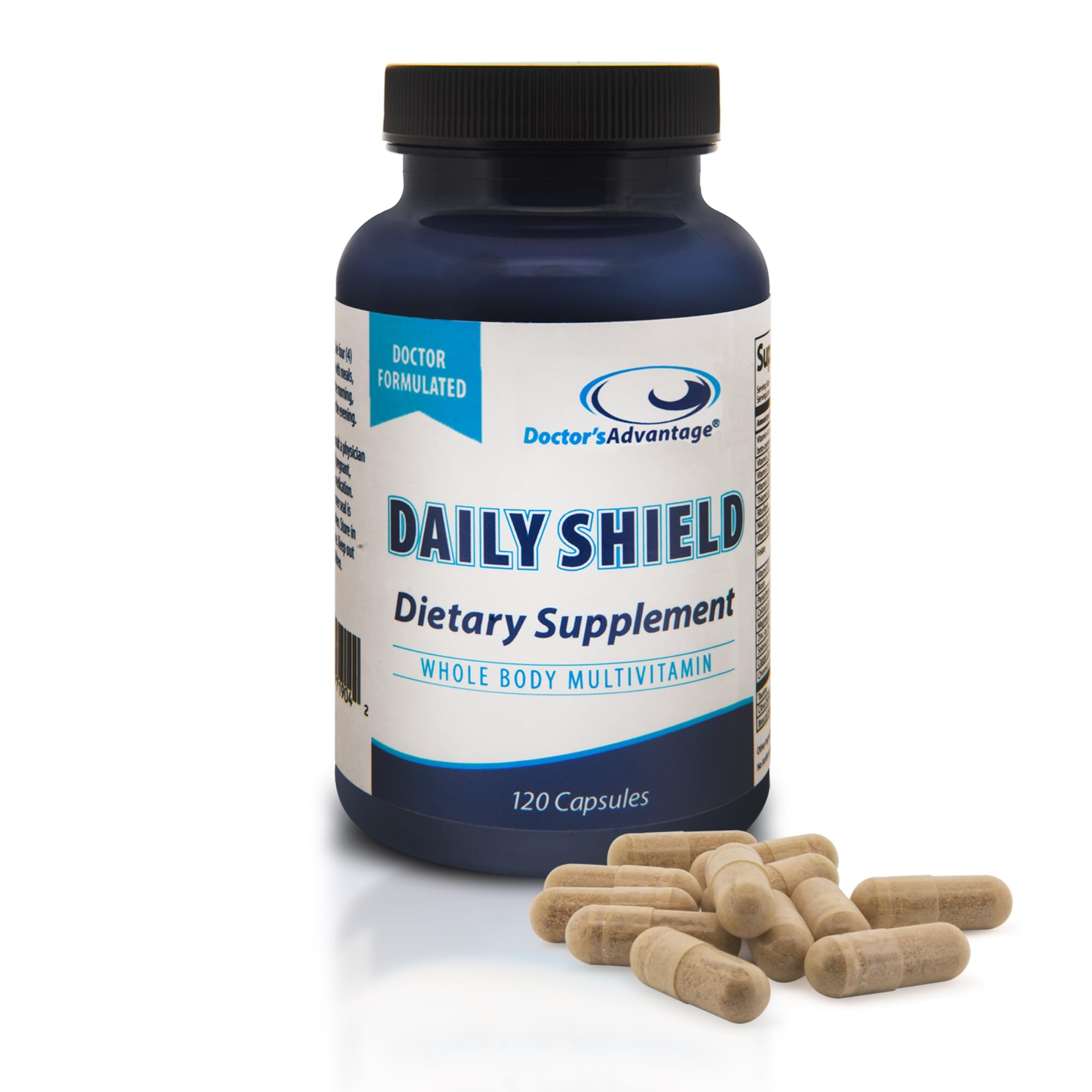 Daily Shield Multivitamin, 120 Capsules, 30-Day Supply
