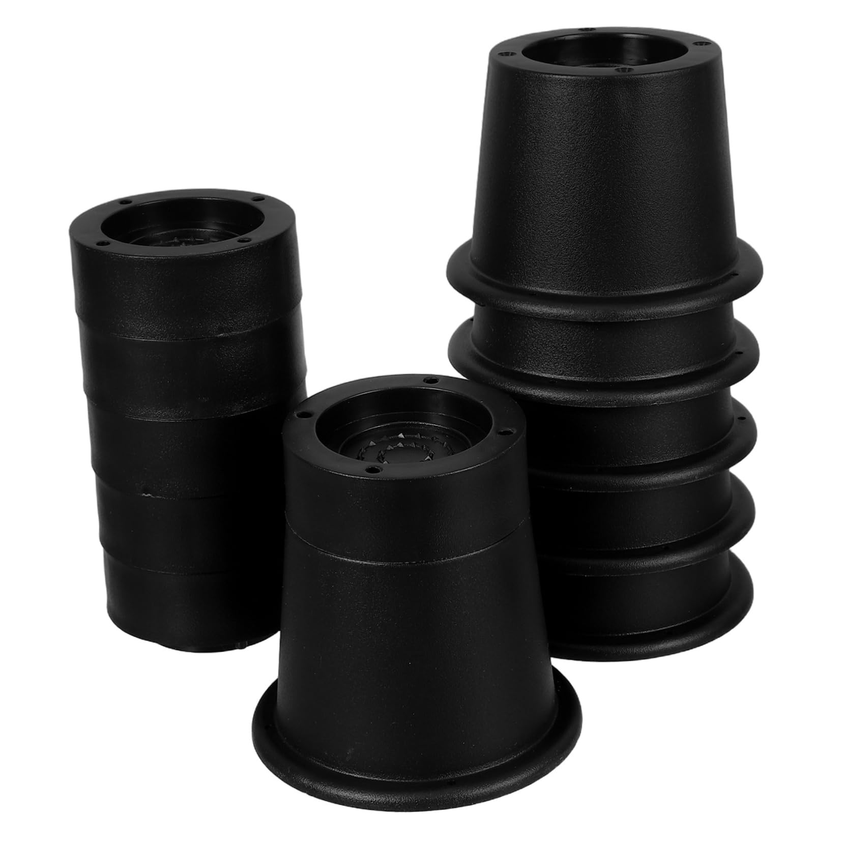 OSALADI 6-in-1 Rubber Furniture Feet Pads: Anti-Vibration Noise Dampening for Washers Beds