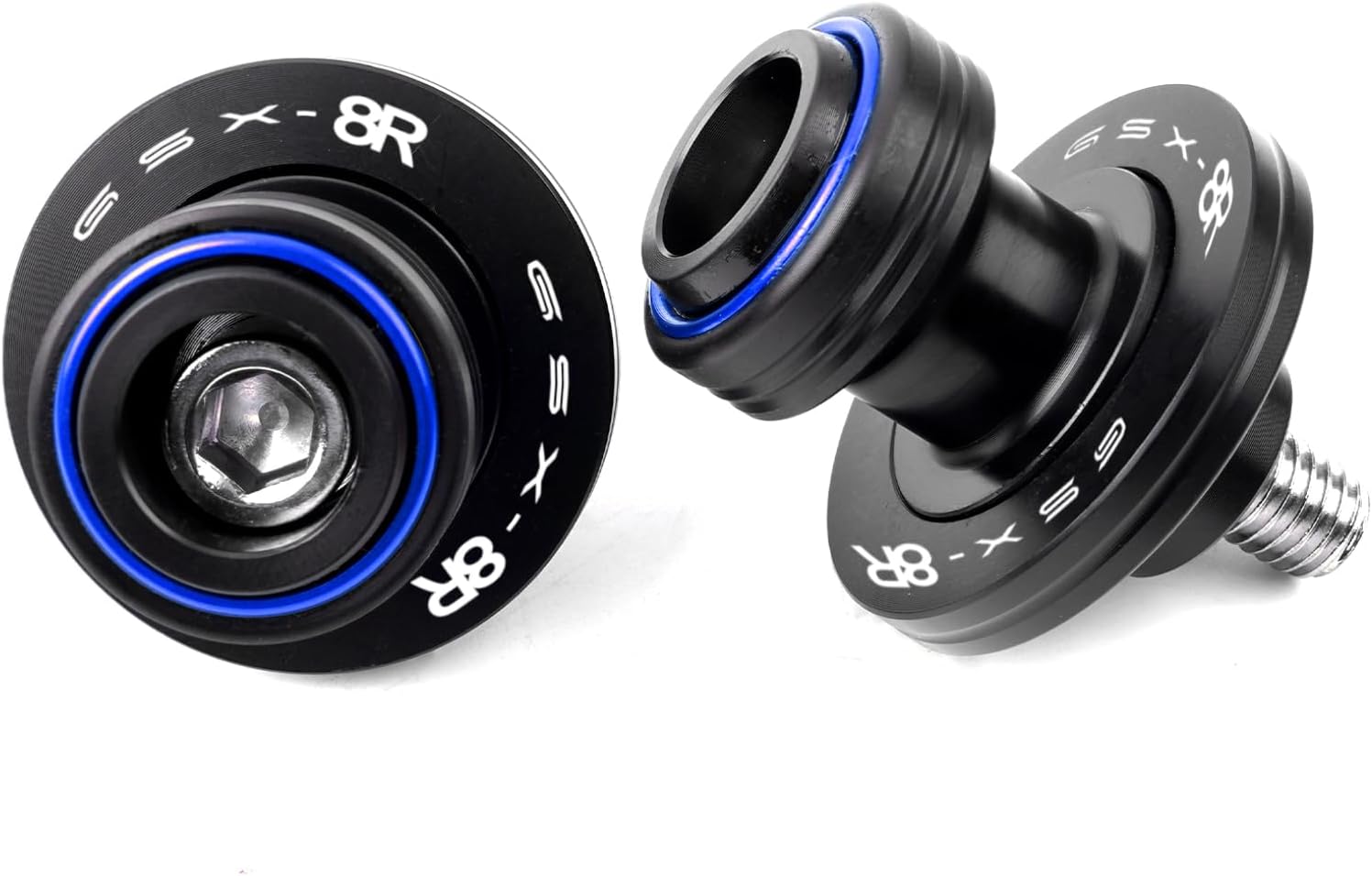 Compatible With 2026 GSX-8R 2025 GSX8R GSX8S GSX 8R accessories CNC Motorcycle Swingarm Spools Sliders Rear Paddock Stand Spools (Blue)
