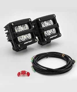 IPF 雾灯 日间灯 LED 2英寸 方形 110cd 5600K 白色 12V用 2个装 轻量 小巧 照明标记 其他灯火 防水 ML-10
