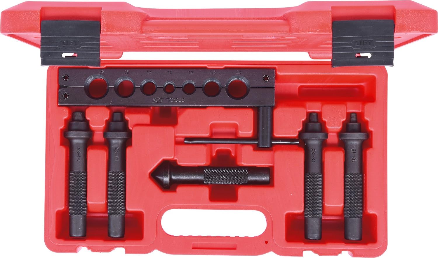 KS Tools 122.2201 Urzedzenie do wywijania rurØ 10,0 - 22,0 mm, 6-szt