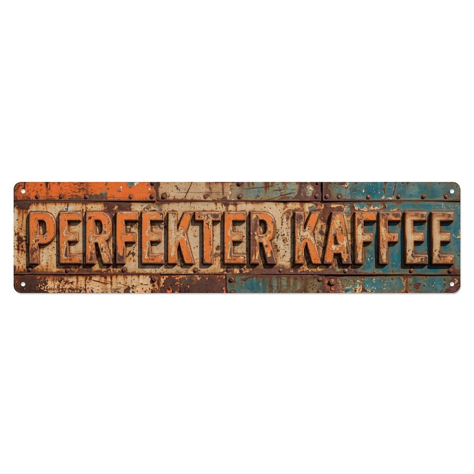 Perfect Coffee Wall Metal Tin Sign