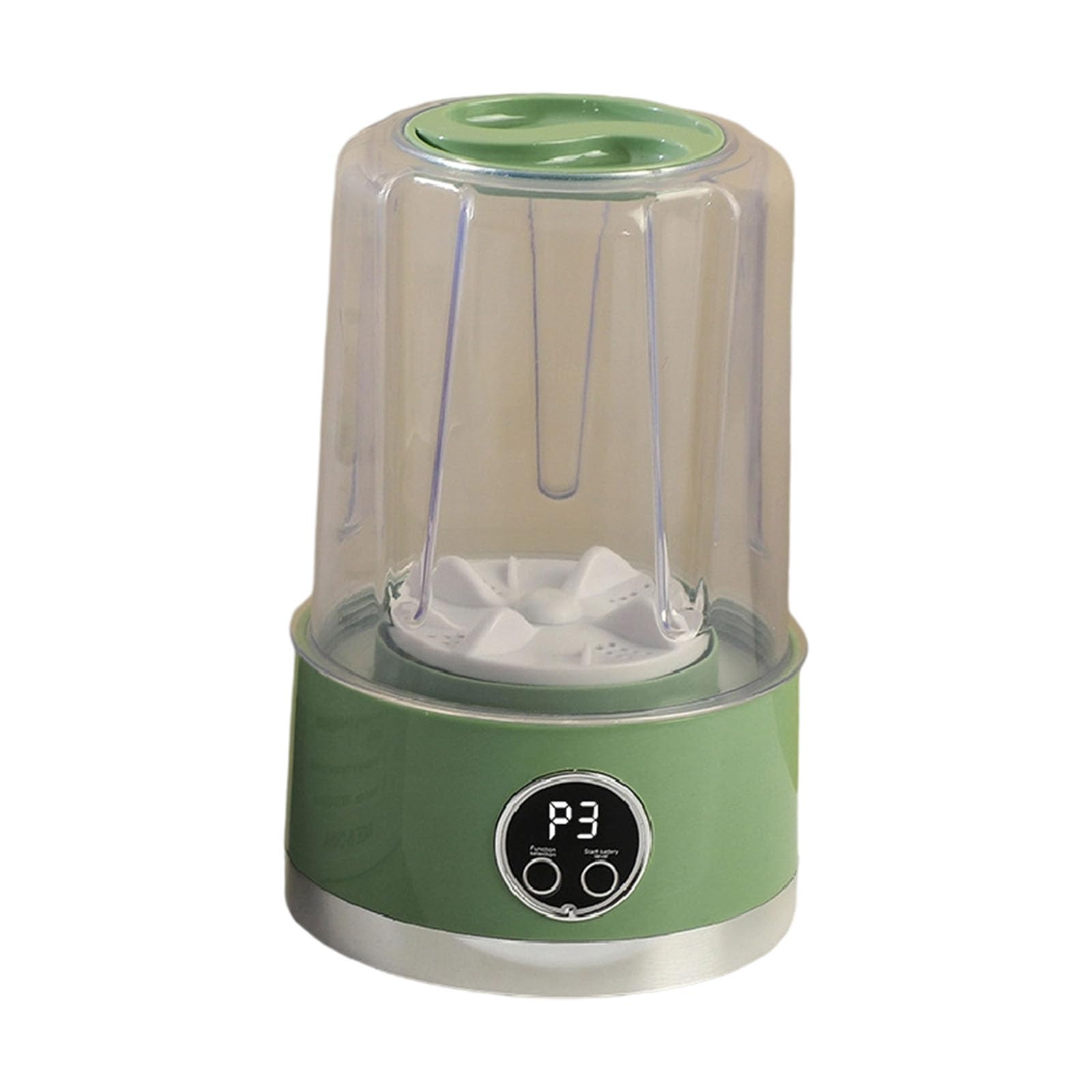 Uqezagpa Green Transportable Tiny Washer Machine Profound Cleansing Technology Gentle & Power Modes Ipx7 Waterproof Structure Travel Friendly Laundry Answer Transportable Handheld Washer