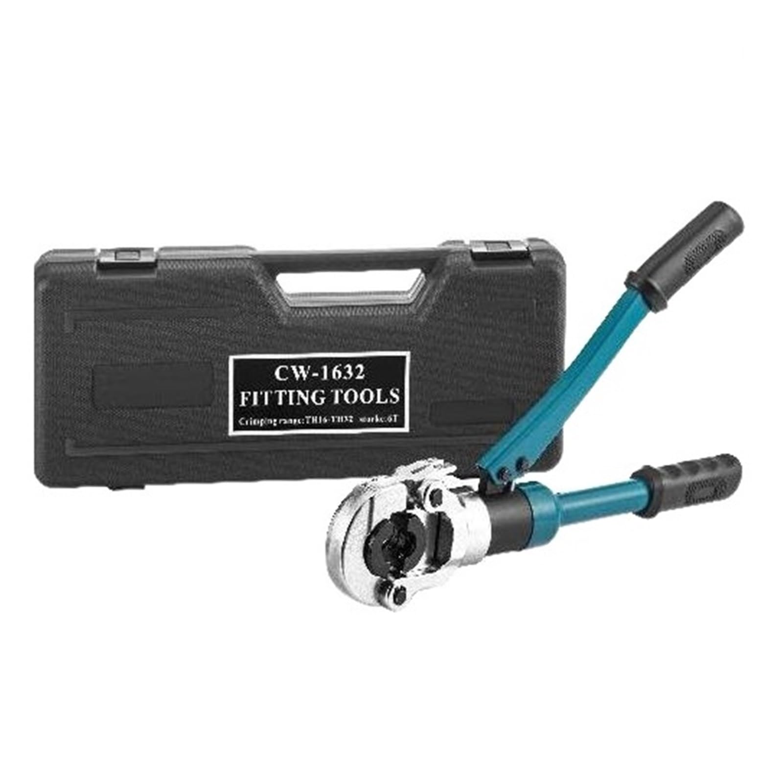 Smtyxs One Color Hydraulic Pex Pipe Aluminum Plastic Tube Crimping Tool Th Jaws Cw-1632 Floor Heating Plumbing Pressure Clamp Secure Crimping