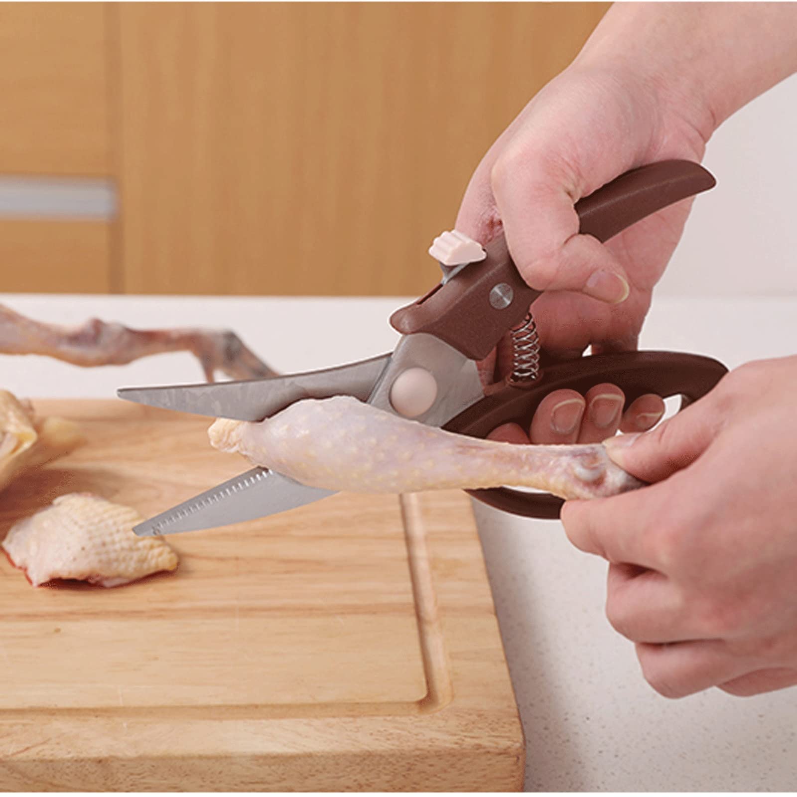 Forbici da Cucina Forbici da Cucina, Forbici da Cucina Pesanti, Forbici da Cucina, Pollo Multiuso, Osso, Pollame (AA)
